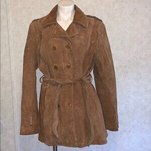 Wilson’s leather maxima suede leather tan jacket